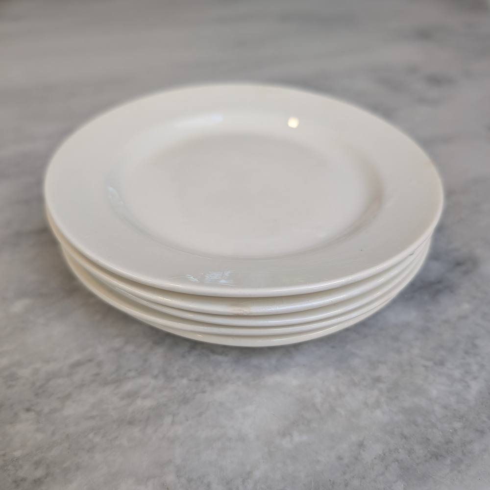 Max Roesler Antique White Porcelain Small Plate Set